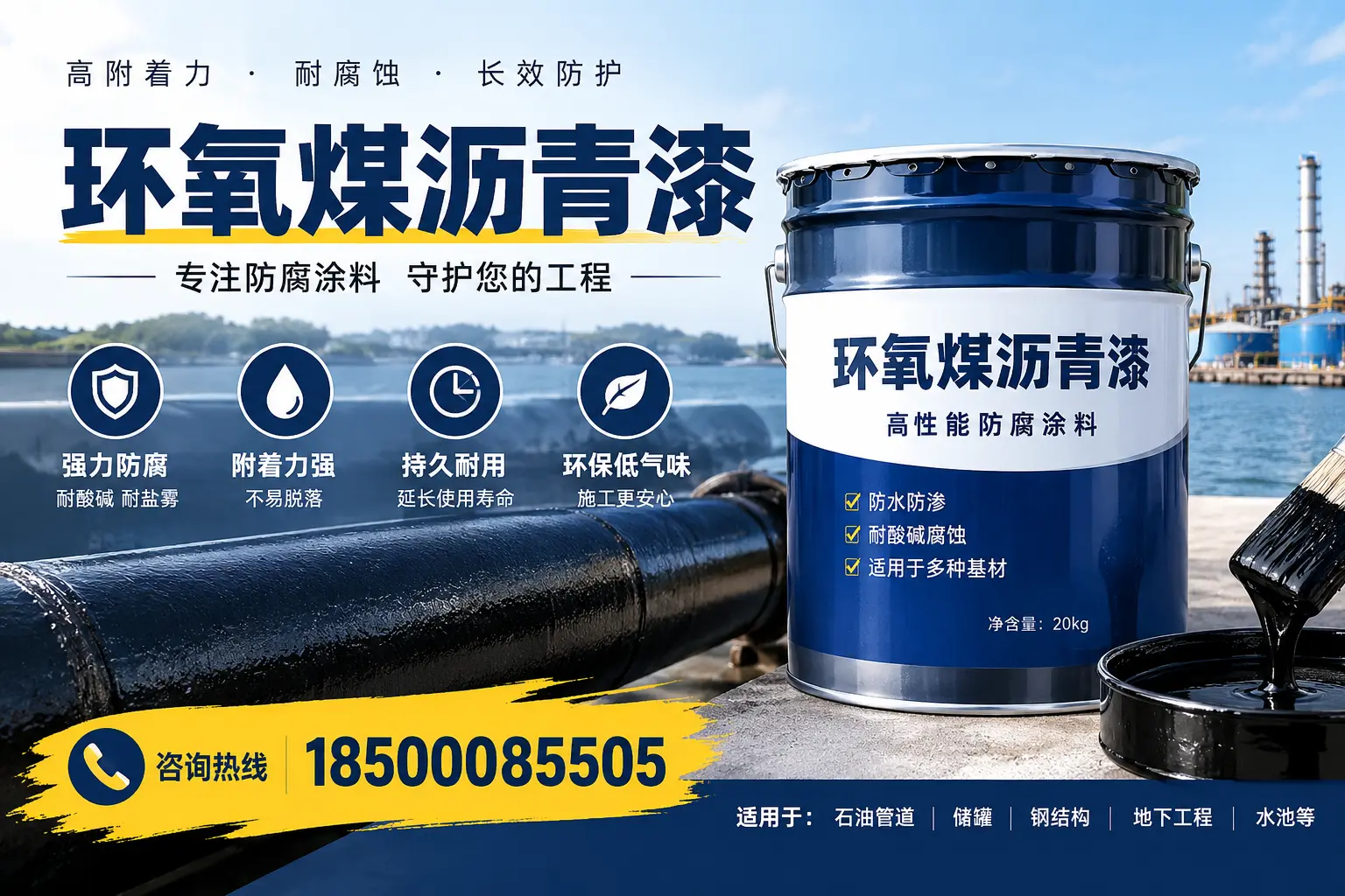 环氧煤沥青漆的市场前景与发展趋势